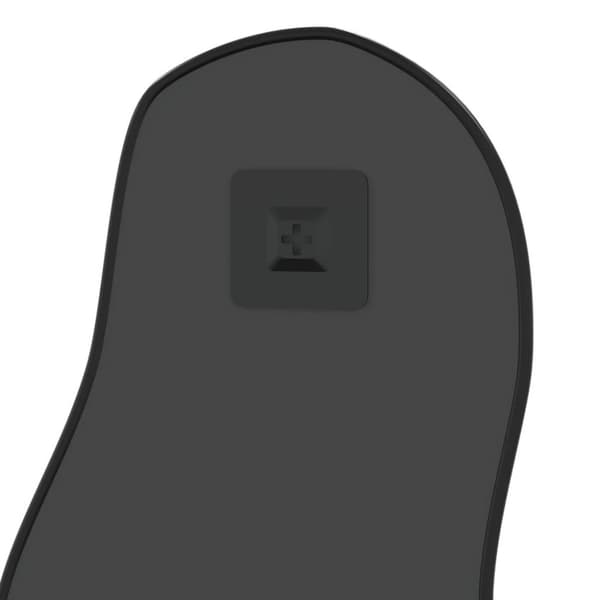 vidaXL Veggspeil svart 100x45 cm