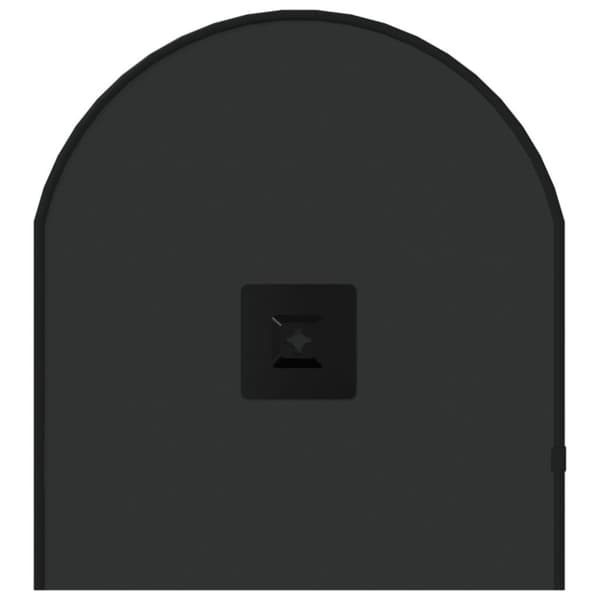 vidaXL Väggspegel svart 70x30 cm oval