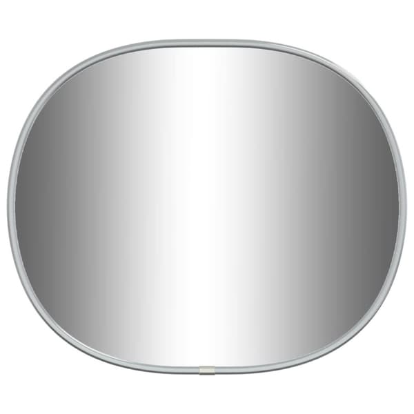 vidaXL Väggspegel silver 30x25 cm