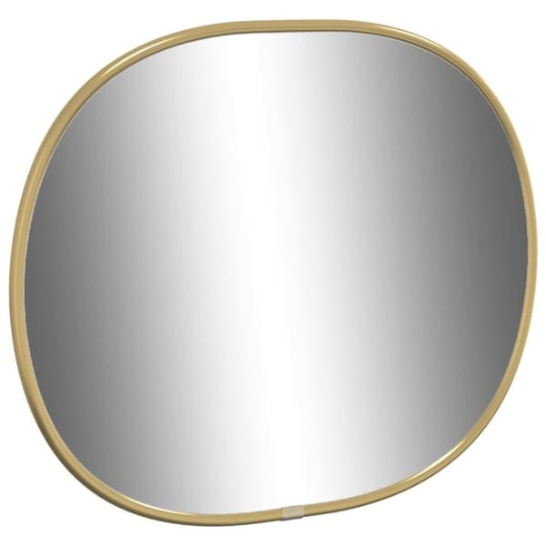 vidaXL Väggspegel guld 30x25 cm