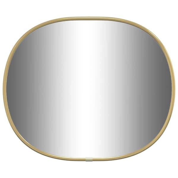 vidaXL Väggspegel guld 30x25 cm