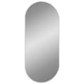 Miniatyrbild 3 av 8: vidaXL Väggspegel silver 100x45 cm oval