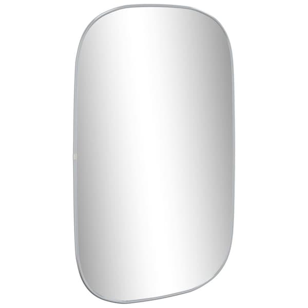 vidaXL Väggspegel silver 80x50 cm