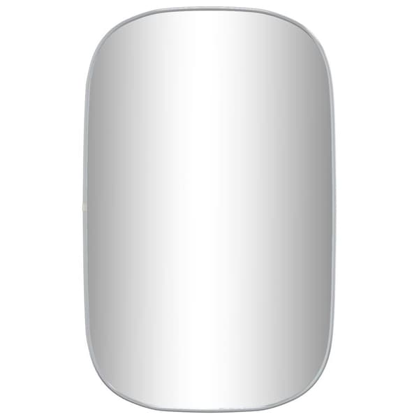 vidaXL Väggspegel silver 80x50 cm