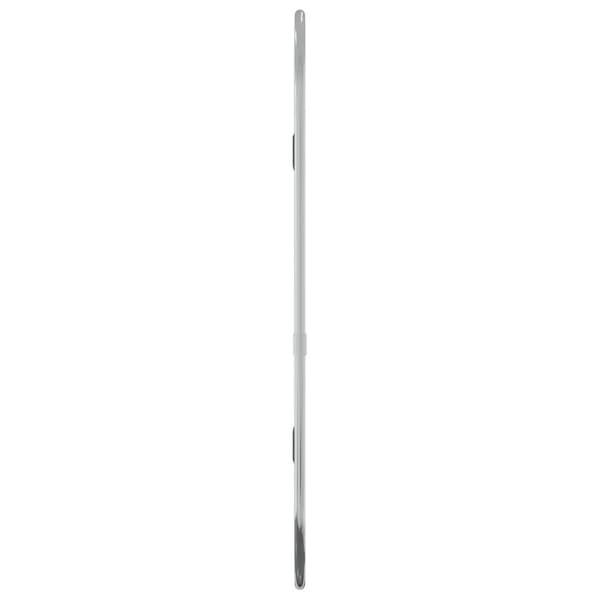 vidaXL Väggspegel silver 40x15 cm oval