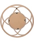 Miniatyrbilde 4 av 5: Speil Lyst tre MDF Trefiner ø 60 cm Rund form med ramme Dekorativt Håndlaget Skandinavisk stil Veggspeil