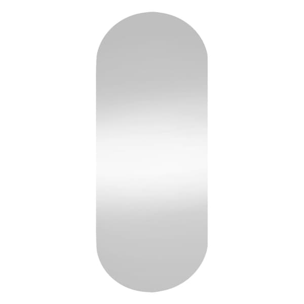vidaXL Väggspegel 35x80 cm glas oval