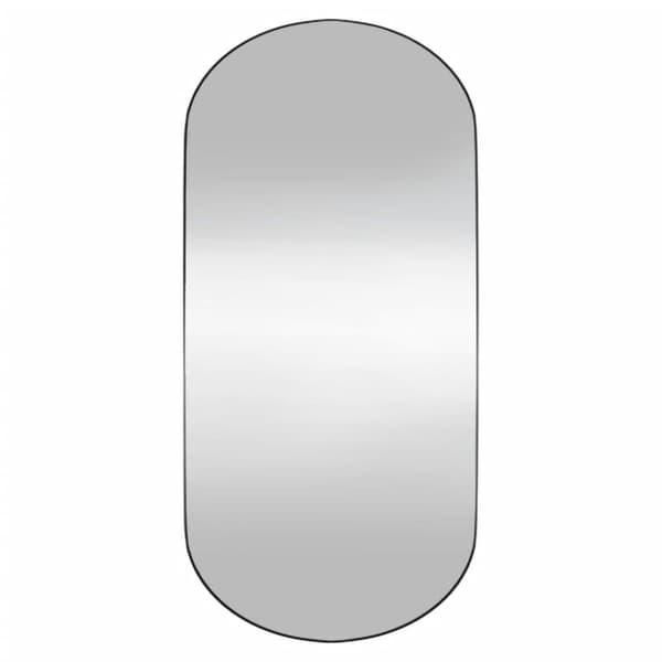 vidaXL Veggspeil 45x100 cm glass oval