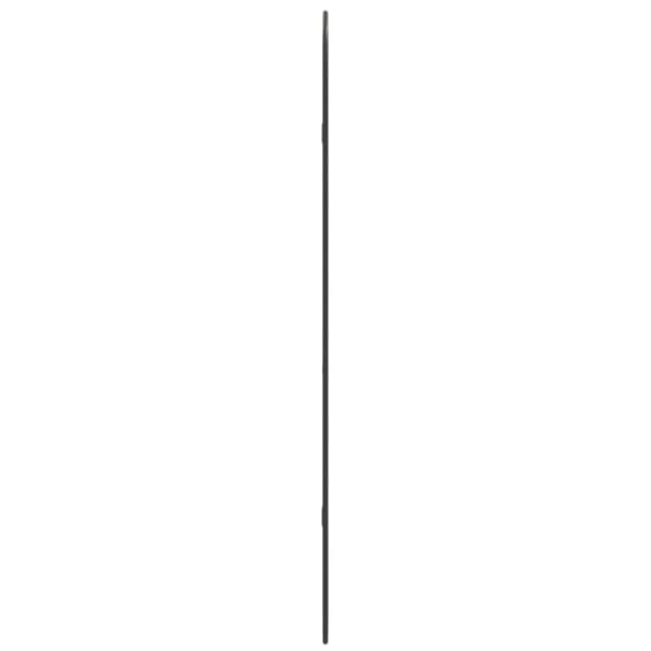 vidaXL Väggspegel svart 100x45 cm oval
