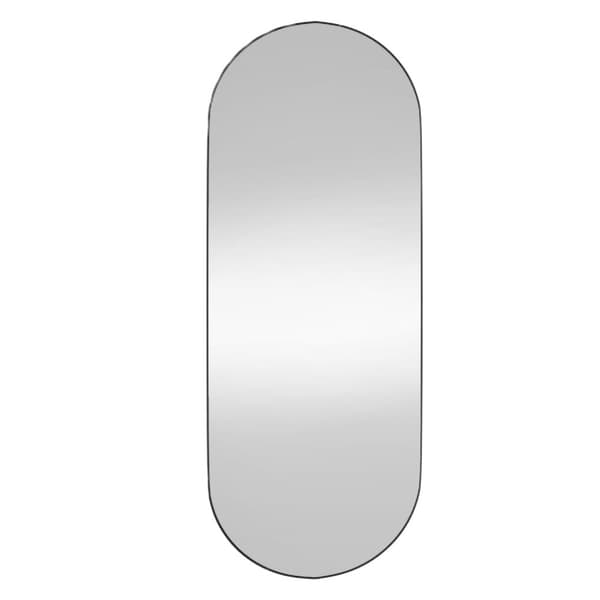 vidaXL Veggspeil 20x50 cm glass oval