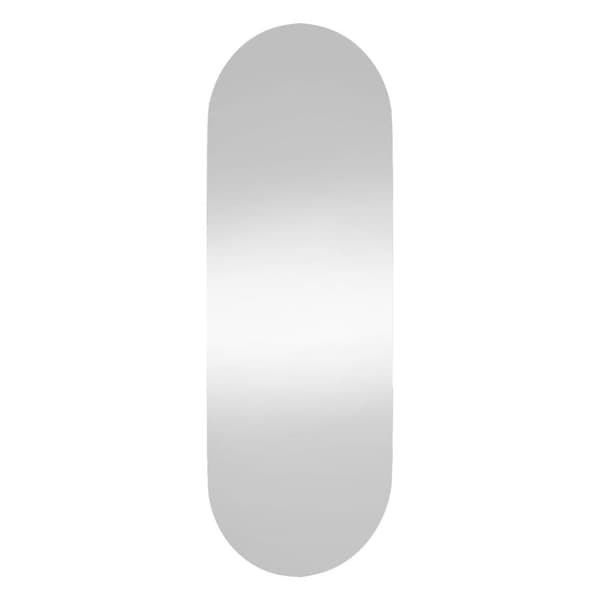 vidaXL Väggspegel 15x40 cm glas oval