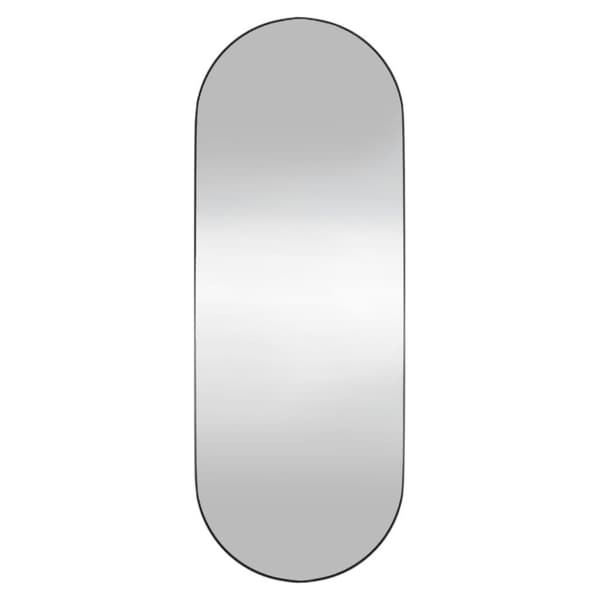 vidaXL Veggspeil 15x40 cm glass oval