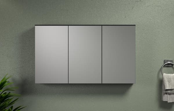 Synnax speilskap baderom 3 speildører grå.