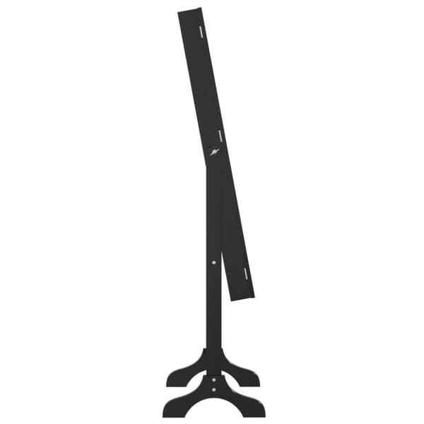 vidaXL fritstående spejl 34x37x146 cm sort