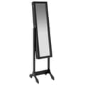 Miniatyrbillede 1 af 9: vidaXL fritstående spejl 34x37x146 cm sort