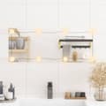 Miniatyrbillede 4 af 11: vidaXL vægspejl med LED-lys 30x80 cm rektangel glas