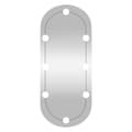 Miniatyrbild 5 av 11: vidaXL Väggspegel med LED-belysning 30x70 cm glas oval