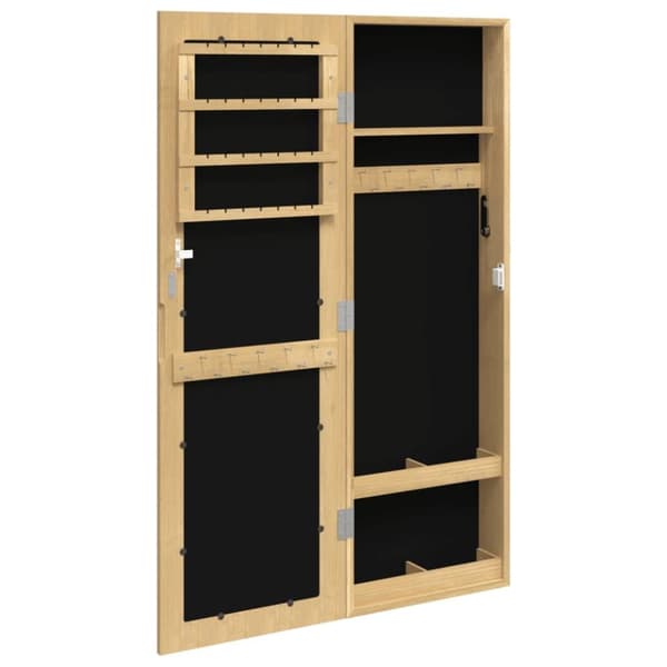 vidaXL Peilikorukaappi seinäkiinnitettävä 30x8,5x90 cm