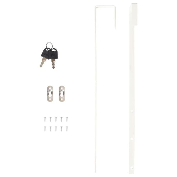 vidaXL Vegghengt smykkeskap med speil 30x8,5x67 cm