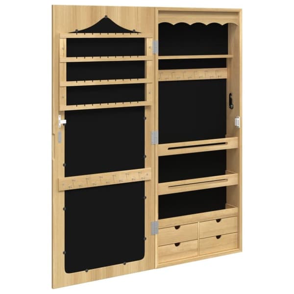vidaXL Peilikorukaappi seinäkiinnitettävä 37,5x10x90 cm
