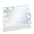 Miniatyrbild 3 av 3: UNIQ Paris Make-up spegel med 11 LED-lampor - Vit