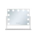 Miniatyrbild 1 av 3: UNIQ Paris Make-up spegel med 11 LED-lampor - Vit