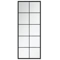 Miniatyrbilde 3 av 7: vidaXL Veggspeil 2 stk svart 100x40 cm metall