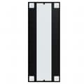 Miniatyrbilde 4 av 7: vidaXL Veggspeil 2 stk svart 100x40 cm metall