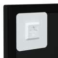 Miniatyrbilde 5 av 7: vidaXL Veggspeil 2 stk svart 100x40 cm metall