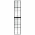 Miniatyrbilde 1 av 7: vidaXL Veggspeil 2 stk svart 100x40 cm metall