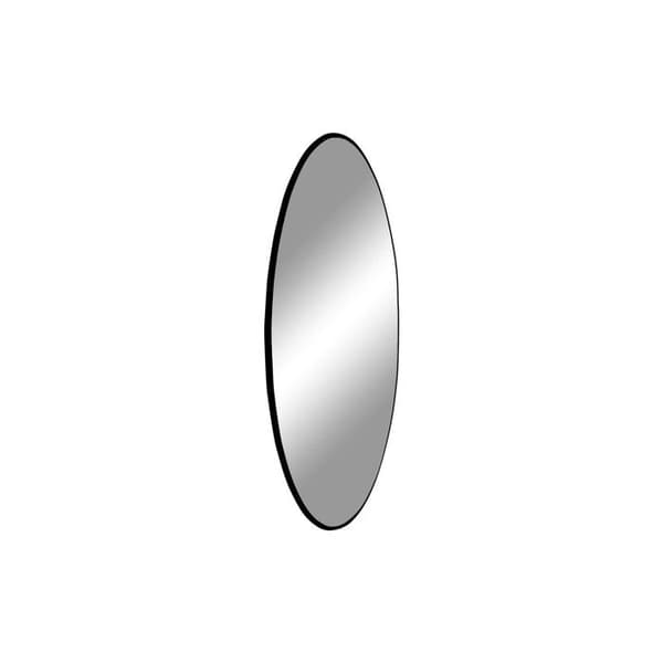 Jeanne Miroir Ø40 cm, svart ram.