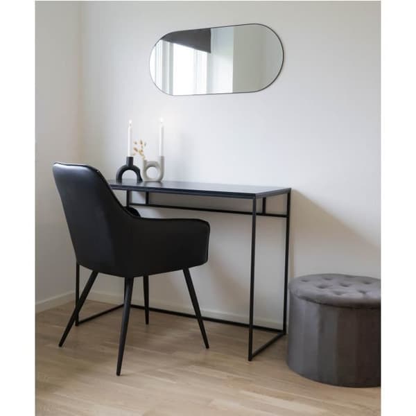 Oval Spegel - House Nordic - 35x80 cm - Stål - Svart - Skandinavisk Stil