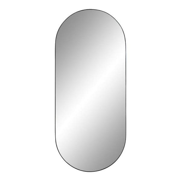 Oval Spegel - House Nordic - 35x80 cm - Stål - Svart - Skandinavisk Stil