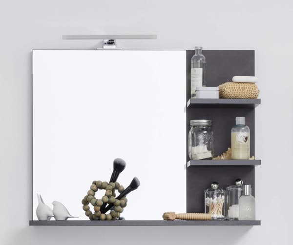 Rootz Badeværelsesspejl - Vægspejl - Grå - 72 x 57 x 20 cm