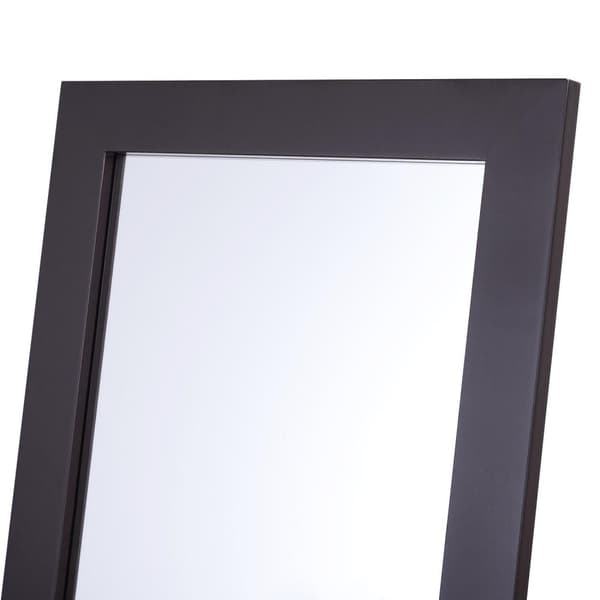 Rootz stående spejl - sort - konstrueret træ, glas - 18,5 cm x 18,11 cm x 58,27 cm