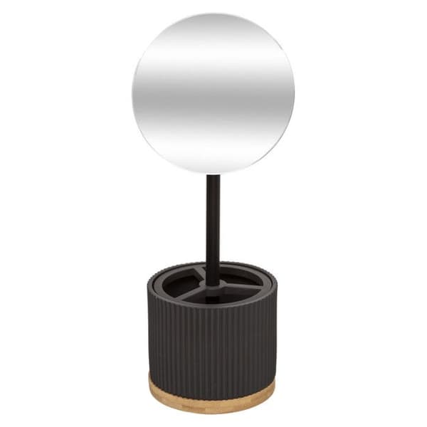 Atmosphera "Modern Color" Dispenser Handy Mirror - Charcoal