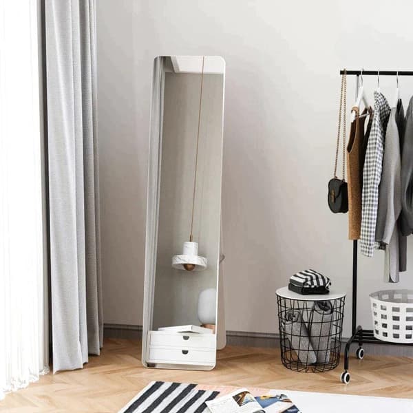 Rootz Dressing Mirror - Ståspegel - Hellängd Spegel - Vägghängande Dressing Mirror - Hög helkroppsspegel - 37 Cm X 43 Cm X 156 Cm