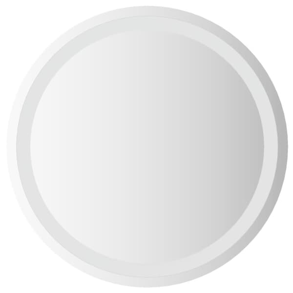 vidaXL badeværelsesspejl med LED-lys 50 cm rundt