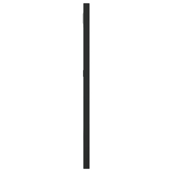 vidaXL Seinäpeili musta 30x40 cm suorakulmio rauta