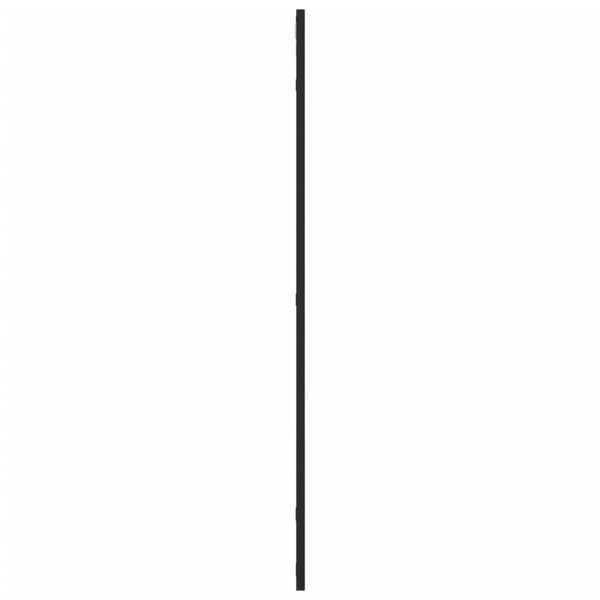 vidaXL Väggspegel svart 50x100 cm rektangulär järn