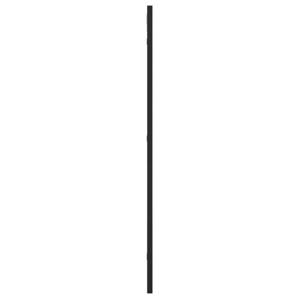 vidaXL Veggspeil svart 40x80 cm rektangel jern
