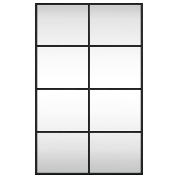 vidaXL vægspejl 50x80 cm rektangulært jern sort