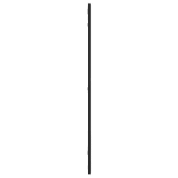 vidaXL vægspejl 50x80 cm rektangulært jern sort