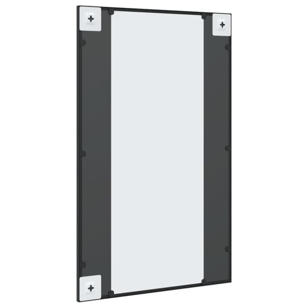 vidaXL vægspejl 50x80 cm rektangulært jern sort