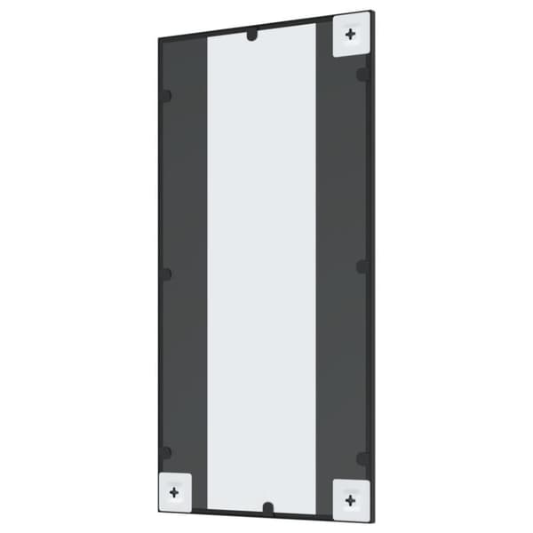 vidaXL Seinäpeili musta 40x80 cm suorakulmio rauta