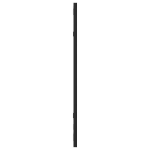 vidaXL Väggspegel svart 30x60 cm rektangulär järn