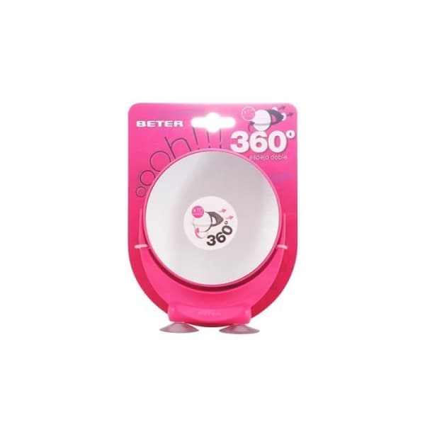 Spegel - OHH! - 360 - Förstoring - Rosa - Rund - Badrum