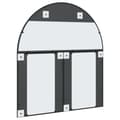 Miniatyrbilde 4 av 7: vidaXL Veggspeil svart 100x110 cm buet jern