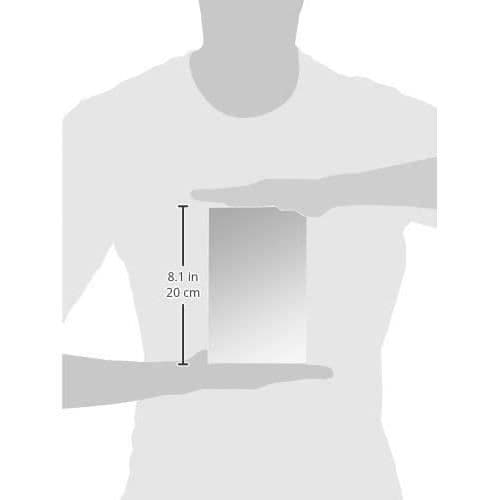 Skärbar spegel med 3M Bi-Adhesive, 13 x 20 cm