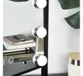 Miniatyrbild 5 av 7: UNIQ New York Mega - Sminkspegel med 12 LED-lampor - Svart